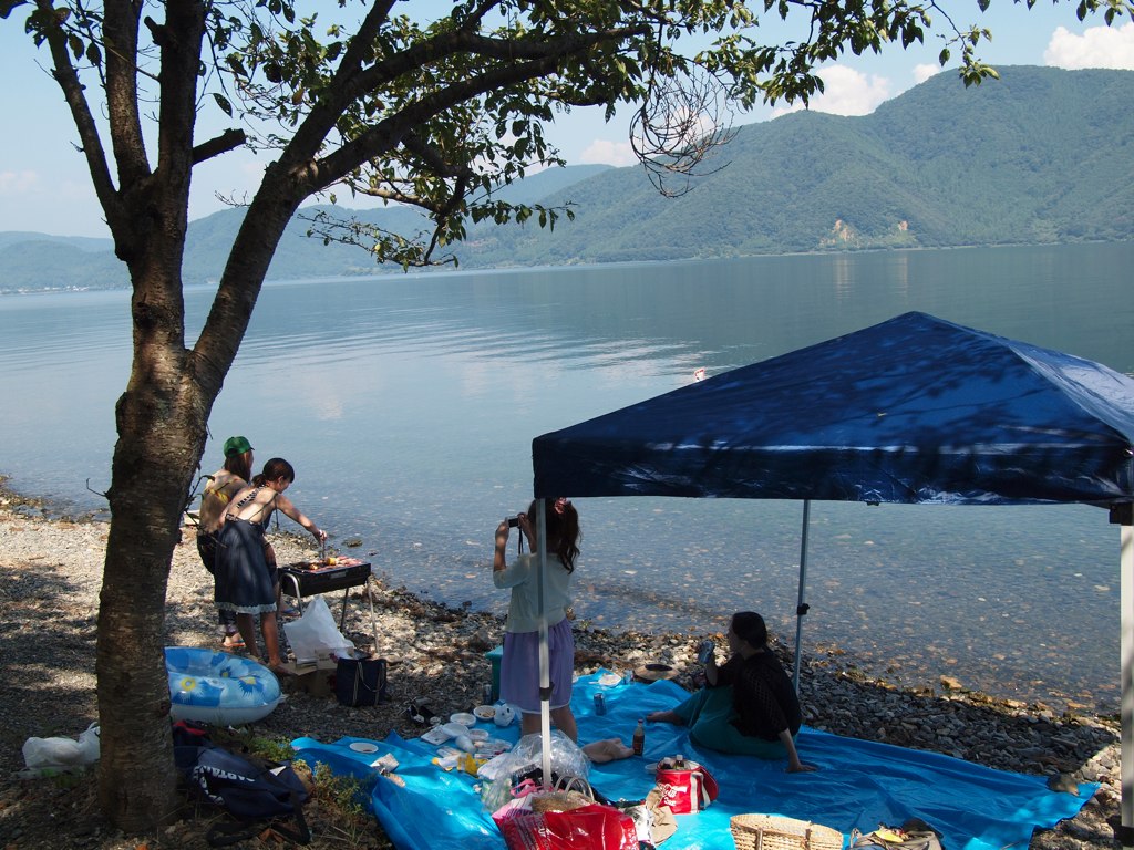 琵琶湖 二本松キャンプ水泳場 ほへと のブログ